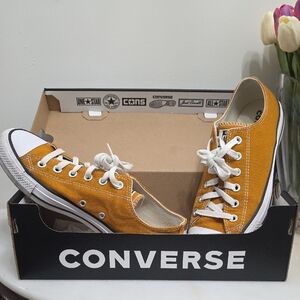 Converse Mustard Low-Top Sneakers